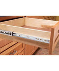 Pack Of Ten 12 Inch Ball Bearing Full Extension Drawer Slides Zinc Plated With Three Fold Full Extension And 100 Lbs Weight Capacity