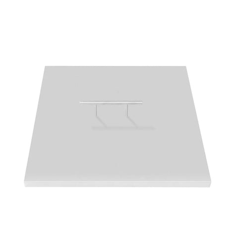 Stainless Steel Fire Pit Cover For 21 And 27 Inch Round Pits With Handle Portable Fire Pit Lid To Seal In Heat for camping stoves.