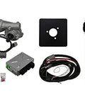 Universal 170W Power Steering Kit For Utv Side By Side components including motor, control module, and installation parts.