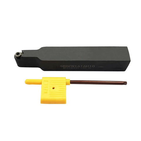 11 Pieces RPMT10T3 MOE Indexable Carbide Milling Inserts Kit With SRDPN1616H10 Tool Holder And T15 Wrench shown together