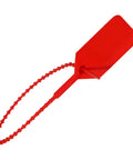 UL Rated Dateless Fire Extinguisher Tamper Seals 1000 Pack Red pull tight security seal for emergency equipment inspection.