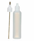 Precision Oil Applicator For Sewing And Quilting Machines No Mess No Spill 1.5 Oz Travel Safe Bobbin Race Lubricator For Smooth Sewing Machine Maintenance And Longer Life. 1.5 oz plastic bottle with metal applicator