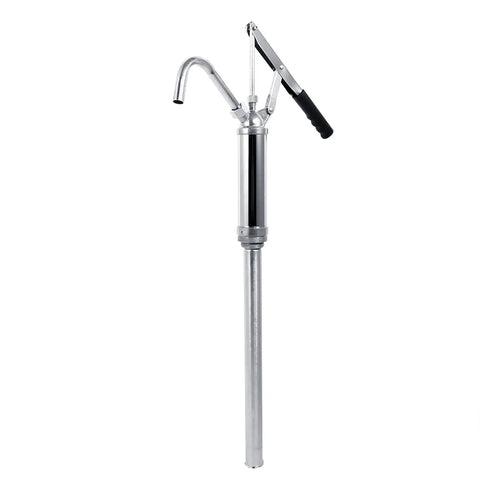 Acouto Lever Action Drum Pump For Quick Oil Transfer Hand Operated Extractor With Flexible Suction Tube And Removable Nozzle High Efficiency Liquid Dispenser For Viscous Fluids Easy Operation And Reliable Performance In The Garage Or Shop