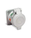 Heavy Duty 100 Amp Twist Lock Receptacle 3 Wire 4 Pole Industrial Power Outlet built in steel with secure locking mechanism.
