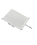 4 Piece Stainless Steel Vehicle Bumper Repair Mesh Kit Silver For Quick Hole Fix On Car Bumpers And Fenders Easy Install Durable Body Patch Solution For DIY Enthusiasts, 20 x 15 cm sheet