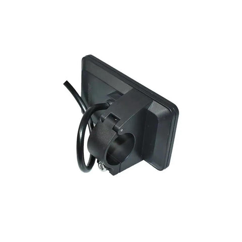Rear view of Protocol 2 UART Color LCD Display For Your Bike Dashboard 24V To 72V With USB Charging Waterproof Connector Not Universal