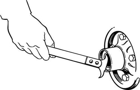 Lisle 56750 Seal Puller, automotive tool, hand pulling wheel hub seal from hub