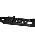 Premium Right Angle Guide Compatible With Milescraft Track Saw Sets Up Perfect Square Cuts Every Time And Fits Track Rail Systems Like A Charm For Serious DIYers, black metal guide with adjustment slots.