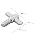 10 Piece Drum Kit Top Screw Fastener Set Durable Aluminum Drum Bolts For Secure Cymbal Attachment And Easy Install For Drummers And Percussionists
