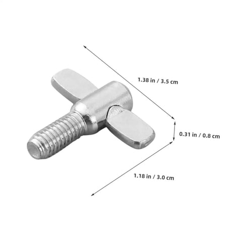 10 Piece Drum Kit Top Screw Fastener Set Durable Aluminum Drum Bolts For Secure Cymbal Attachment And Easy Install For Drummers And Percussionists