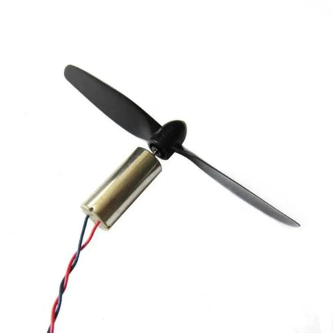 8520 Coreless Brushed Micro Motor Set With 8.5x20mm Motors And 75mm CW CCW Propeller for micro quadcopters