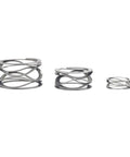 Three sizes of Stainless Steel Multi Layer Opposite Spring For Mechanical Seals And Bearing Wave Springs Heavy Duty Spring Accessory Set