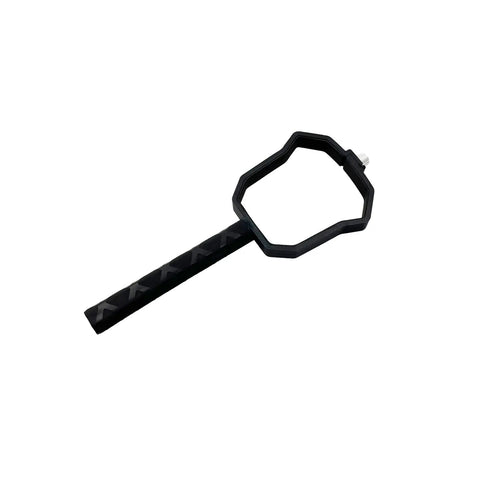 Drone Handheld Stabilizer And Lens Bracket Mount For Air 3S, black octagonal frame, lightweight 27g 3D printed plastic.