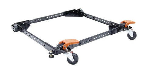 Heavy Duty Adjustable Mobile Base For Power Tools And Large Machinery With 500 Pound Capacity That Expands From 12 By 12 To 34