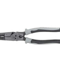 9 Inch Journeyman High Leverage Side Cutting Pliers With Crimper Fish Tape Puller And Wire Stripper Pro Grade Electrician Tool
