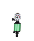 Green Pneumatic Spray Gun Pressure Regulator With Integrated Oil Water Separator And Paint Control Valve 1/4 Inch Thread