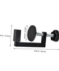Rattan Furniture Clamp 2 Pack For Patio And Sectional Sofas, Wicker Chair Fasteners with dimensions shown.