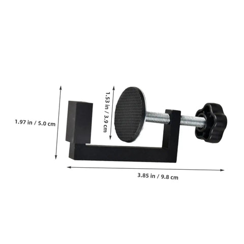 Rattan Furniture Clamp 2 Pack For Patio And Sectional Sofas, Wicker Chair Fasteners with dimensions shown.