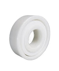 Premium 6207 CE Zirconia Ceramic Ball Bearings 35X72X17mm, white ceramic component for oil-free drive shaft use.