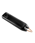 Handheld Digital Spot Welder With 1.33 Inch Color Screen And 99 Speed Adjustable Control, ergonomic black design with copper tips.
