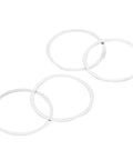 Top Shelf Barrel Nut Shim Kit With Free Float Spacers And Quick Adjustments.001 To.004 Inches for rifle barrel applications.