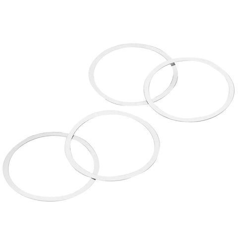 Top Shelf Barrel Nut Shim Kit With Free Float Spacers And Quick Adjustments.001 To.004 Inches for rifle barrel applications.