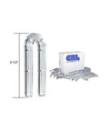 Slick Clear Plastic Horseshoe Shims One Quarter Inch Thick By Three And A Half Long 3.5in leveling gear with bulk pack of accessories.