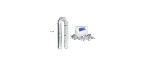 Slick Clear Plastic Horseshoe Shims One Quarter Inch Thick By Three And A Half Long 3.5in leveling gear with bulk pack of accessories.