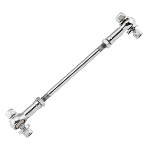 Chrome rod part of Two Piston Springer Brake Caliper And Mounting Bracket Kit For Harley Springers Bolt On Black Contrast Cut Finish