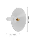 Drift Free Windproof Farm Spray Nozzle Set With Transparent Shield, precise chemical application, 10cm x 6.5cm dimensions.