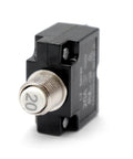 Headache Free Push Button Resettable Circuit Breaker With Slick Quick Connect Terminals For Auto And Marine Builds, 20A compact design.