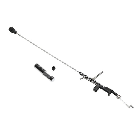 Pro Grade Dope Throttle And Brake Linkage Assembly Kit With Brake Cam For 1/5 Scale RC Cars Including HPI Rovan Baja 5B 5T King Motor SS Buggy And Other Traction RC Car Parts Upgrade Ready black metal linkage kit