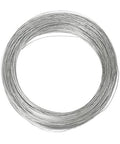 VIGAN stainless steel spring wire coil, 10 m length, silver, 0.3-3 mm gauge (front view)