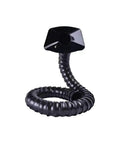 Tough As Nails Industrial Welding Fume Extraction Arm Hella Flexible 50mm Pom Exhaust Pipe With Black Square Hood angled view for workshop smoke control.
