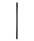 Rig Ready 12 Inch Aluminum Tripod Extension Rod With 1/4 20 Female To Male Thread Lightweight Camera Stabilizer Support Pole Accessory Mount For Dslr And Action Cam In Black, shown vertically.