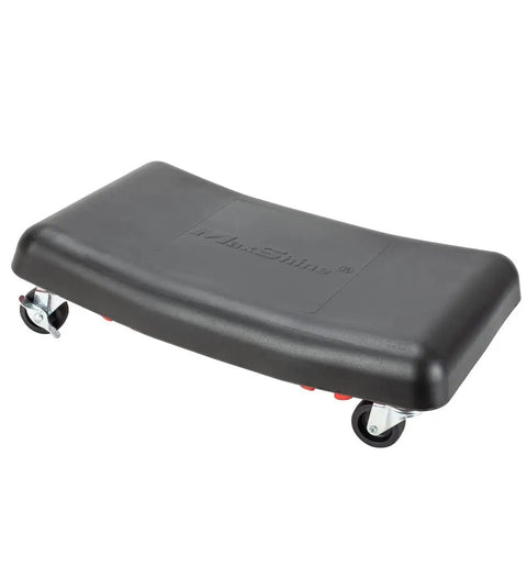 2 In 1 Modular Detailing Creeper Seat With Cushion And Tool Tray, Rolling Creeper Converts To Low Profile Knee Pad, Heavy Duty
