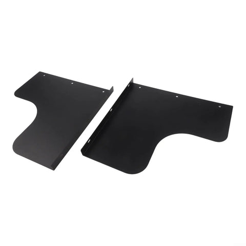 Built Damn Tough Weatherproof EV Charger Cover For Outdoor Wall Box Station Heavy Duty Alloy Steel Shell seen from above, black metal panels.