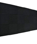 24 Pack Black Acoustic Wedge Foam Panels Slap These Straight Up On Your Studio Walls To Knock Pesky Echoes Right Out And Boost Sound Absorption For Clean Booth Vibes And Pro Mixing Sessions.