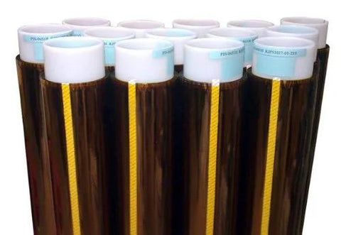 Amber Polyimide Film Tape High Temperature Heat Resistant For 3D Printing And PCB Use DIY Friendly 33 Meter Roll