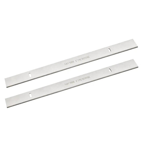Beefed Up 10 Inch Jointer Planer Knife Set For Home Woodworking, Premium High Speed Steel Blades, Ultra Sharp Replacement Blades For 10 Inch Planer Jointers, 2 Pack With Plastic Case: two HSS blades