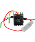 12V Voltage Regulator Rectifier For 4HP 5HP 6HP Small Engine Models M4C MFS4A2 MFS4B M5B M5BS MFS5A2 MFS6 MFS5 Replaces 369760601 369-76060-1 with wiring connectors