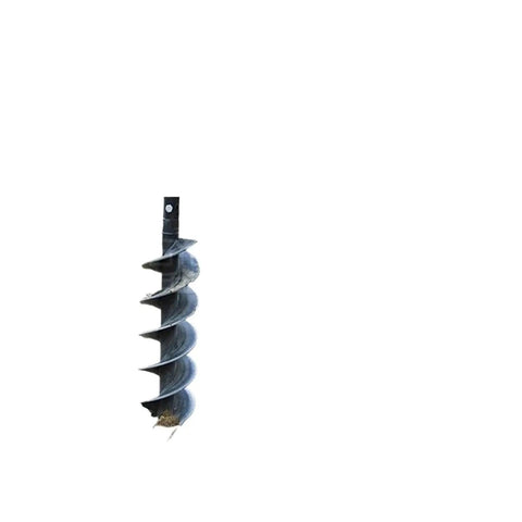 Hydraulic Earth Auger For Mini Excavator Backhoe Post Hole Digger Attachment with spiral blade design for tough soil drilling.
