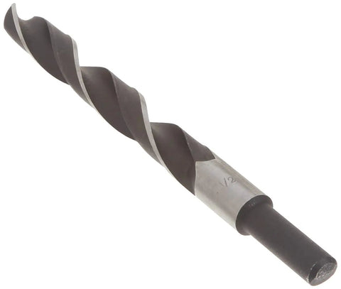 Half Inch Brad Point Drill Bit For Clean Wood Holes With A Self Centering Tip Precision Pilot And Durable Shank, side view