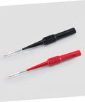 Six Pack Wire Piercing Probes For Multimeters, Precision Test Leads with black and red metal tips for electrical testing.