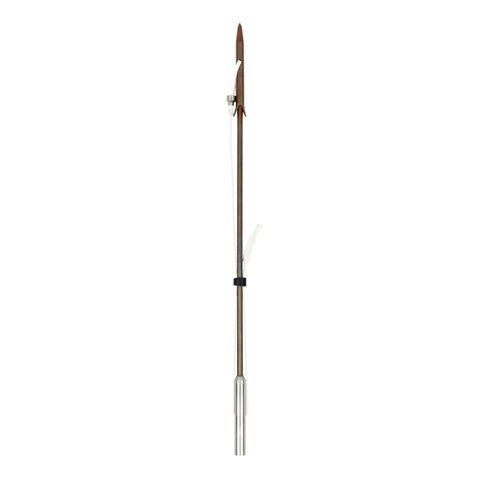 Shaka Hybrid Carbon Fiber Pole Spear 7ft For Spearfishing Free Diving And Scuba Diving 3Pc Travel Pole Spear Kit Stainless Steel Head