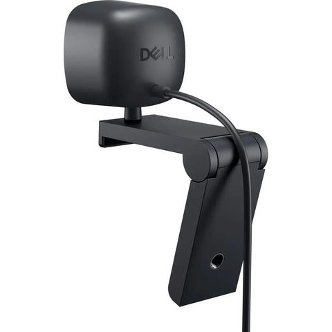 Total Game Changer 2K QHD Webcam With Legit Sony Image Sensor And Noise Reducing Mic For Smooth Zoom Calls and Crisp Streaming Built In Privacy Cover Easy Setup mounted on a desk.