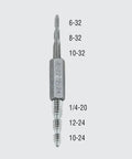 Double Ended Replacement Tap For Klein Tools Multi Bit Tap Tool Replacement for common thread sizes 6-32 to 10-24