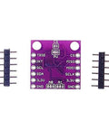 Micropower Triaxis Hall Sensor Module For 3D Positioning Systems Non Contact Magnetometer Board front view, pins visible
