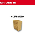 Clean wood cube showing texture for use with Heavy Duty Six Piece Speed Feed Wood Drill Bit Set With Fast Self Feeding Auger Tips.