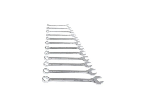 12 Piece UD Profile Combination Wrench Set 6 To 19 Mm Pro Grade Metric Spanners For Mechanics Precision Fit Durable Chrome Finish